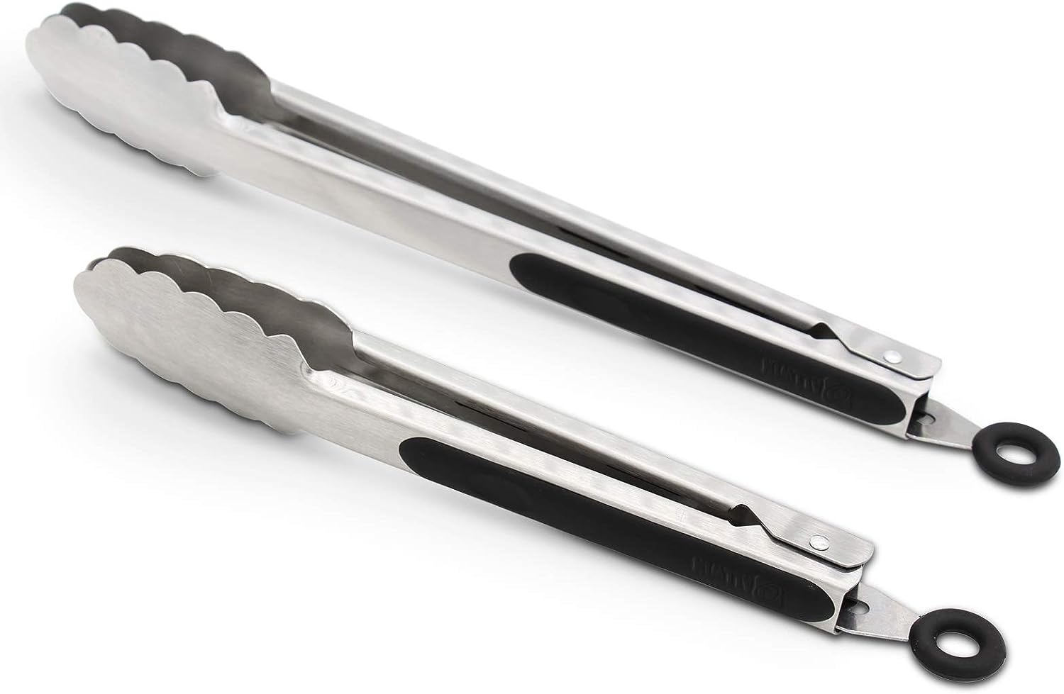 2-Piece Allwin-Houseware W 304 Stainless Steel Locking Food Tongs (5 colors, 9" & 12") from $5.97 + Free Shipping w/ Prime or on $35+