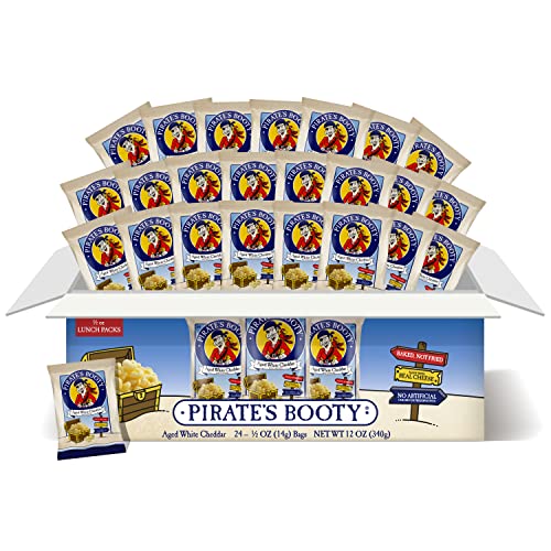 [S&S] $10.18: 24-Pack 0.5-Oz Pirate's Booty Aged White Cheddar Cheese Puffs at Amazon