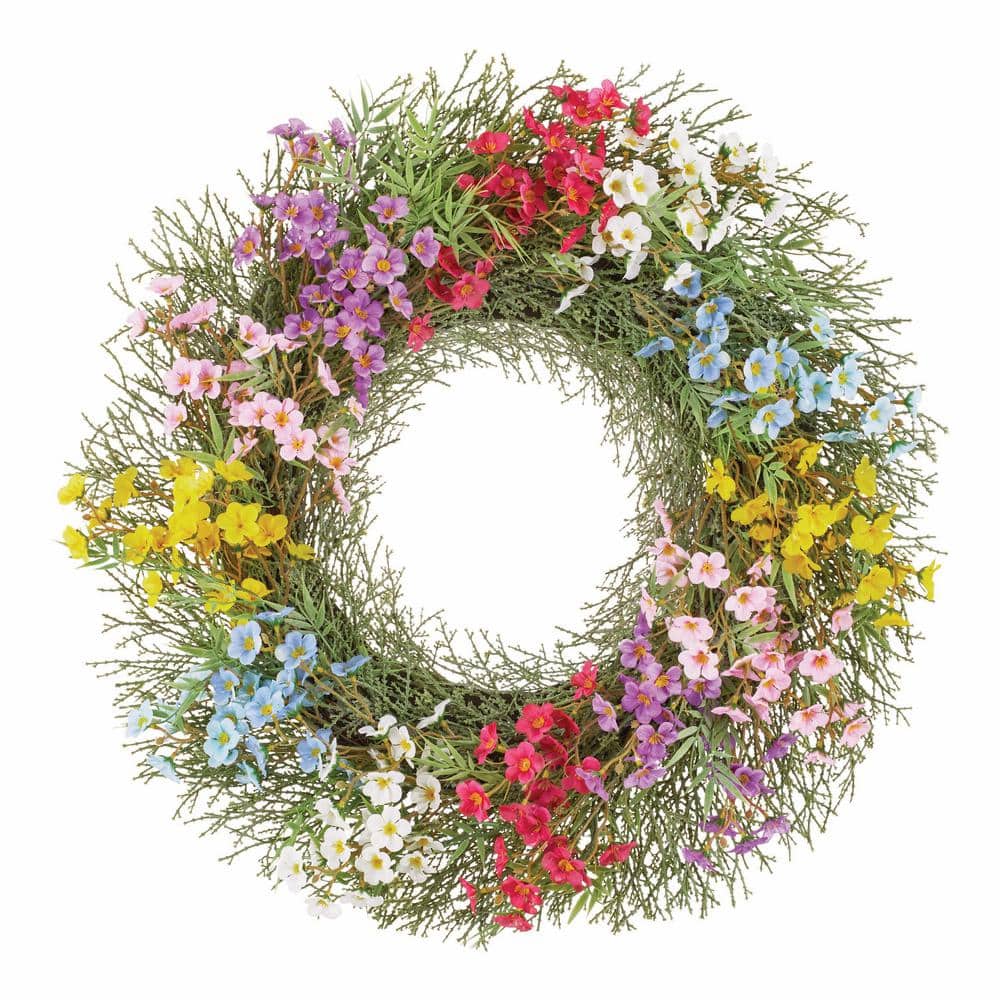 24" Home Accents Holiday Artificial Light Green Eucalyptus Wreath $10 & More + Free Shipping
