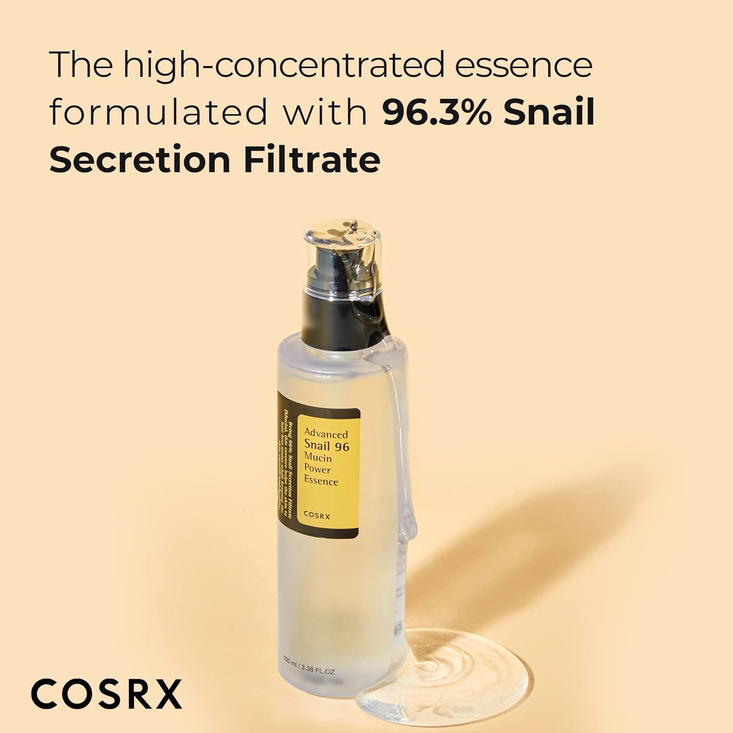 3.38-Oz COSRX Advanced Snail 96 Mucin Power Essence Hydrating Face Serum $11.88 w/ S&S + Free Shipping w/ Prime or on $35+