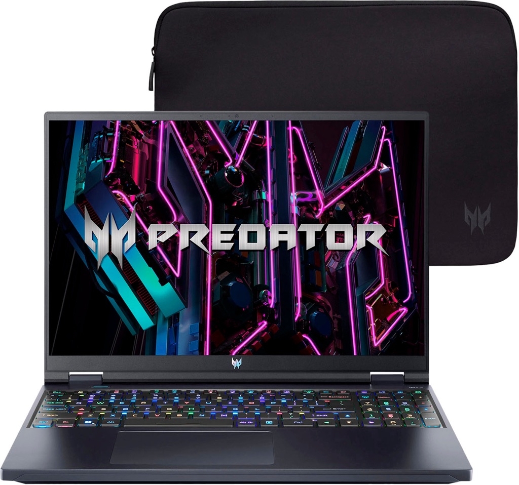Acer Predator Helios 16- 16" 240Hz Gaming Laptop WQXGA– Intel i9-13900HX with 16GB memory– NVIDIA GeForce RTX 4080– 1TB SSD Black PH16-71-93