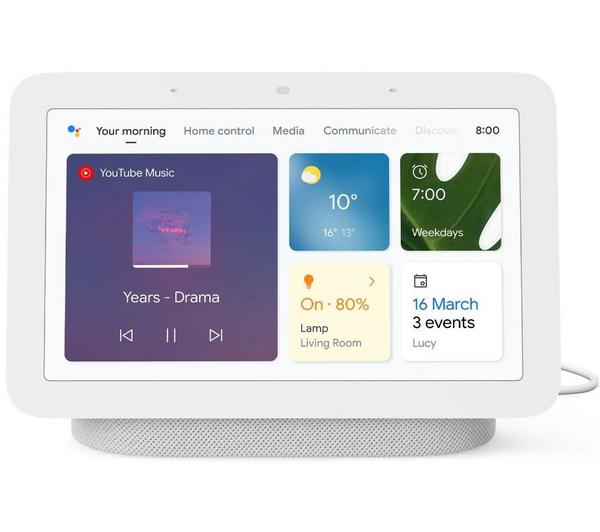 Google Nest Hub (2nd Generation, Chalk)