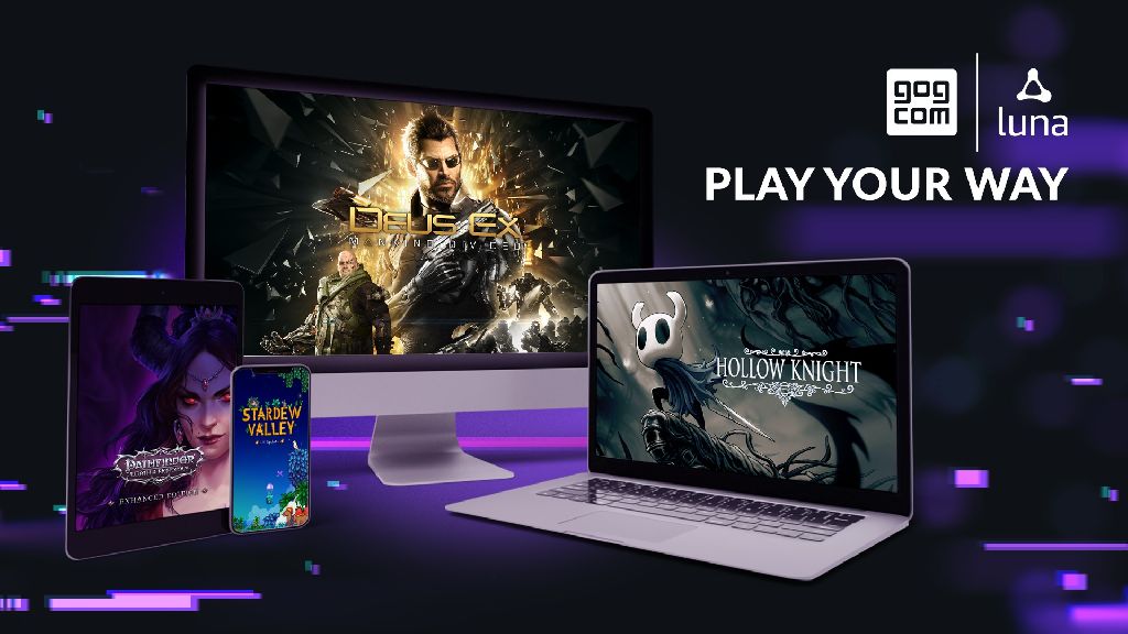 Play GOG games you own via Amazon Luna! Game changer! Win for gamers!