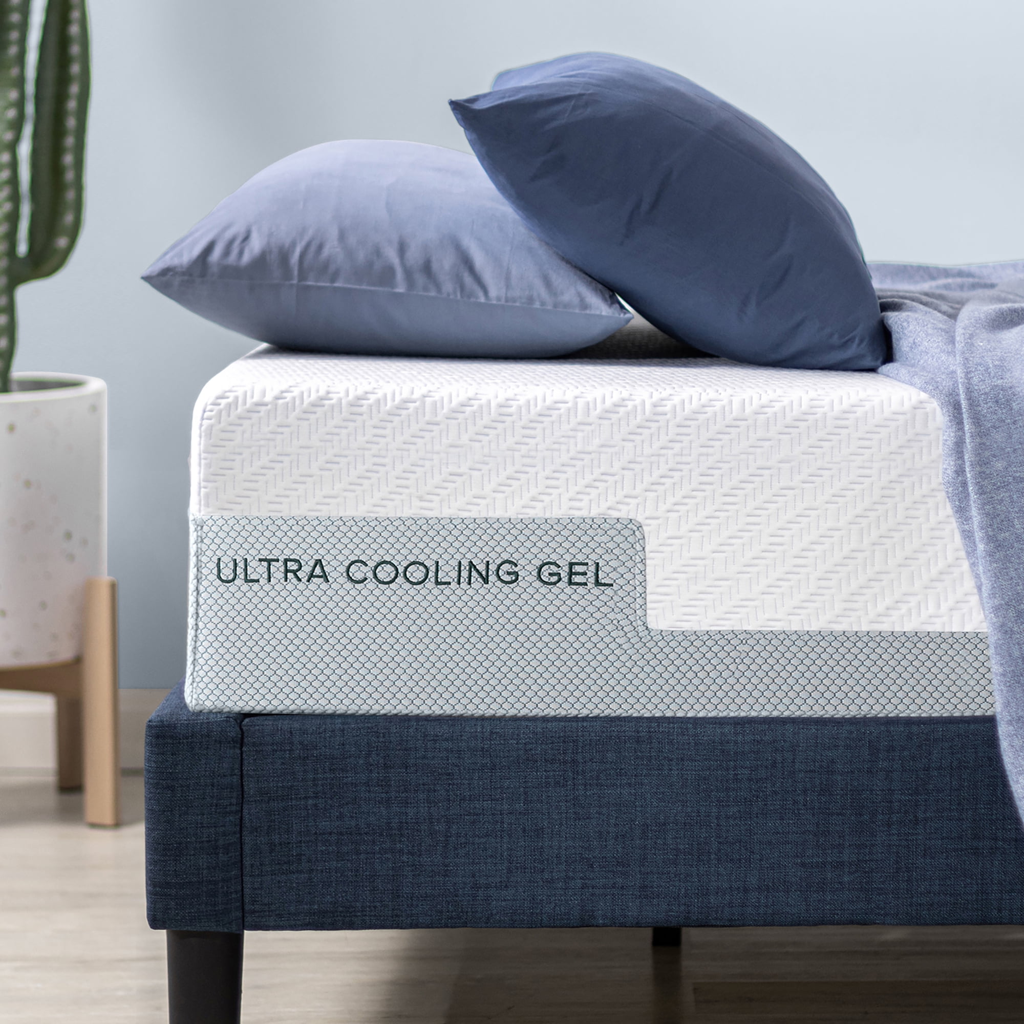 Zinus 12" Ultra Cooling Gel Memory Foam Mattress - Made in USA - Twin $99 Walmart