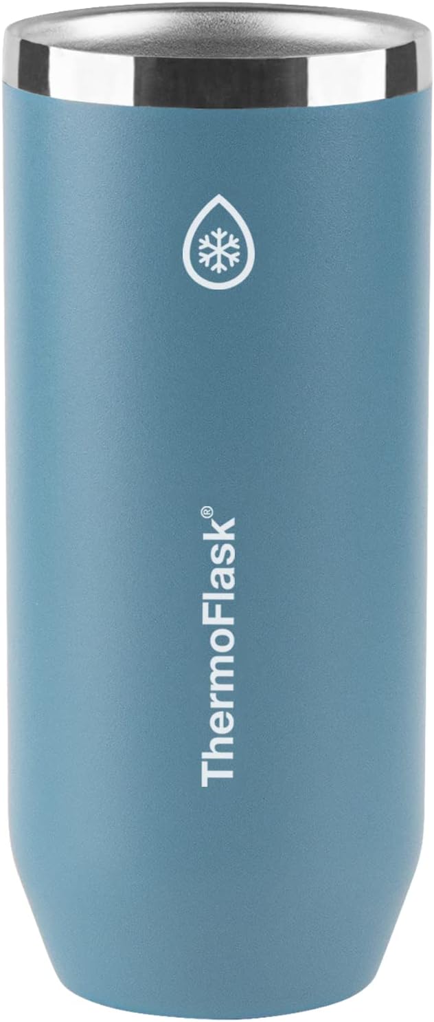12-Oz ThermoFlask 2-in-1 Vacuum Insulated Slim Can Cooler Cup (Dusty Blue or Jet Black) $11.30 + Free Shipping w/ Prime or on $35+