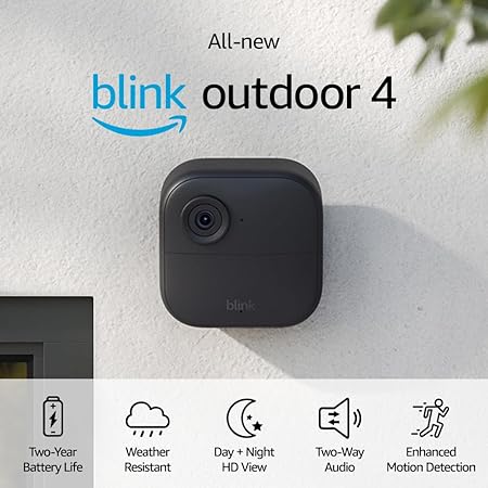 Blink Outdoor 4 (4th Gen) + Blink Mini – Smart security camera