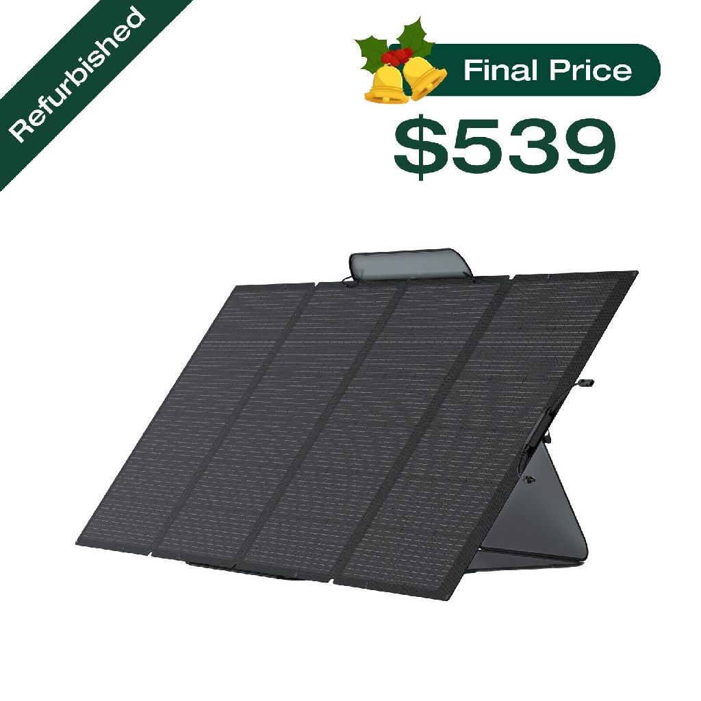 EcoFlow 400W Solar Panel Kit Self-supporting Waterproof Certified Refurbished $539