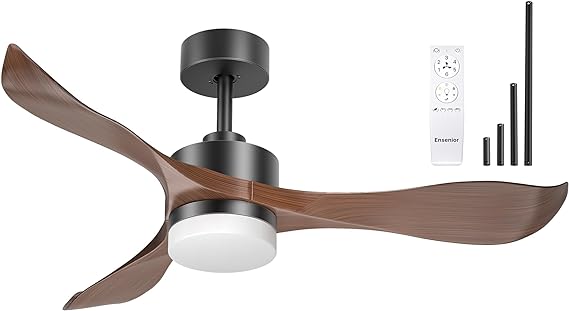 Ensenior 52’’ Ceiling Fan with Light and Remote Control