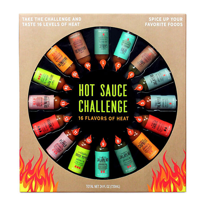Sam's Club Members: Gift Sets: 16-Piece Hot Sauce Challenge, 4-in-1 Cookie Bite Sampler or Loose Leaf Tea w/ Mugs $11.98 + Free Shipping Plu