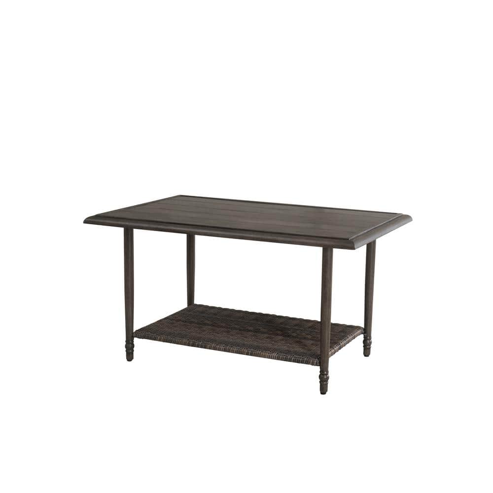 Windsor Brown Steel Outdoor Coffee Table $62 + Free Shipping