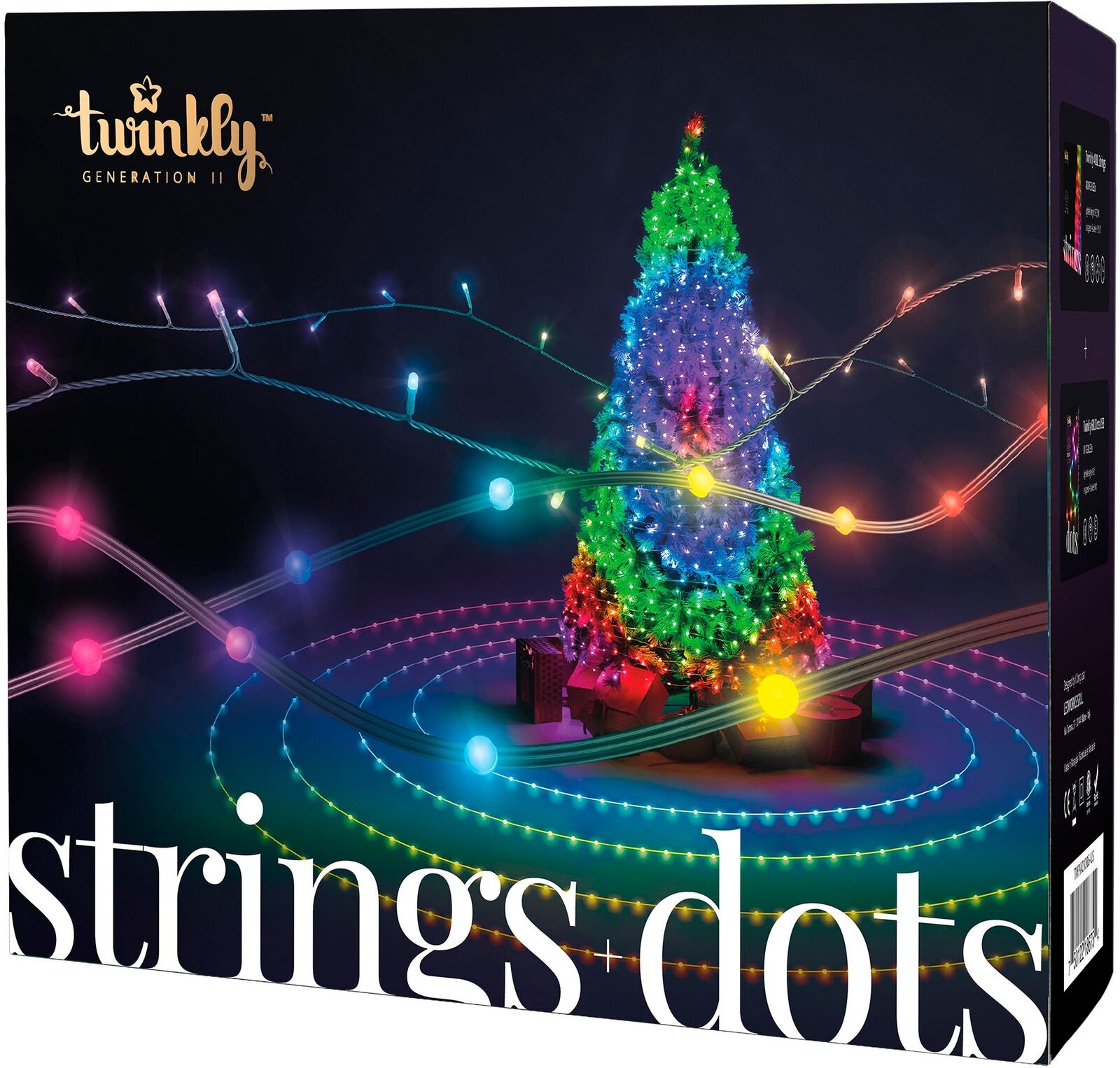 105' Twinkly Gen 2 Smart Light String w/ 400 RGB LEDs & 60 LED Dots