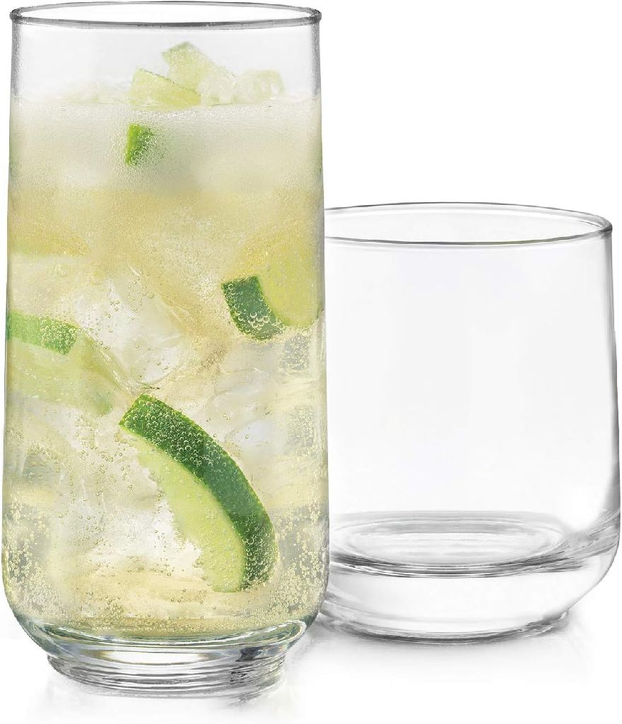$19.79: 16-Piece Libbey Ascent Tumbler and Rocks Glass Set at Amazon
