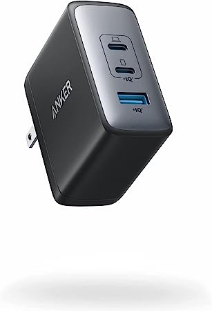 Anker USB-C 736 GaN 3-Port Charger (Nano II 100W, Black)