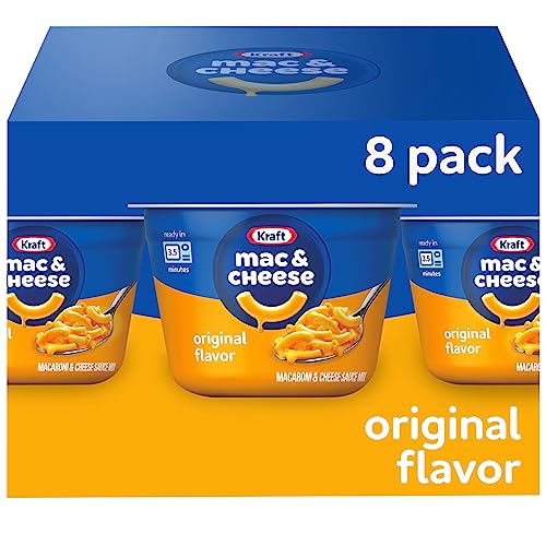 [S&S] $4.92: 8-Pack 2.05-Oz Kraft Mac & Cheese Microwavable Cups at Amazon