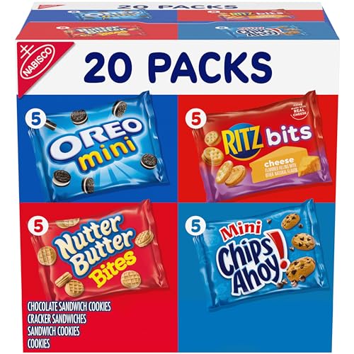 [S&S] $6.17: 20-Pack 1-Oz Nabisco Classic Mix Variety Pack (Oreo, Chips Ahoy, Nutter Butter & More) at Amazon