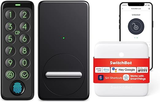 SwitchBot WiFi Smart Lock with Keypad Touch
