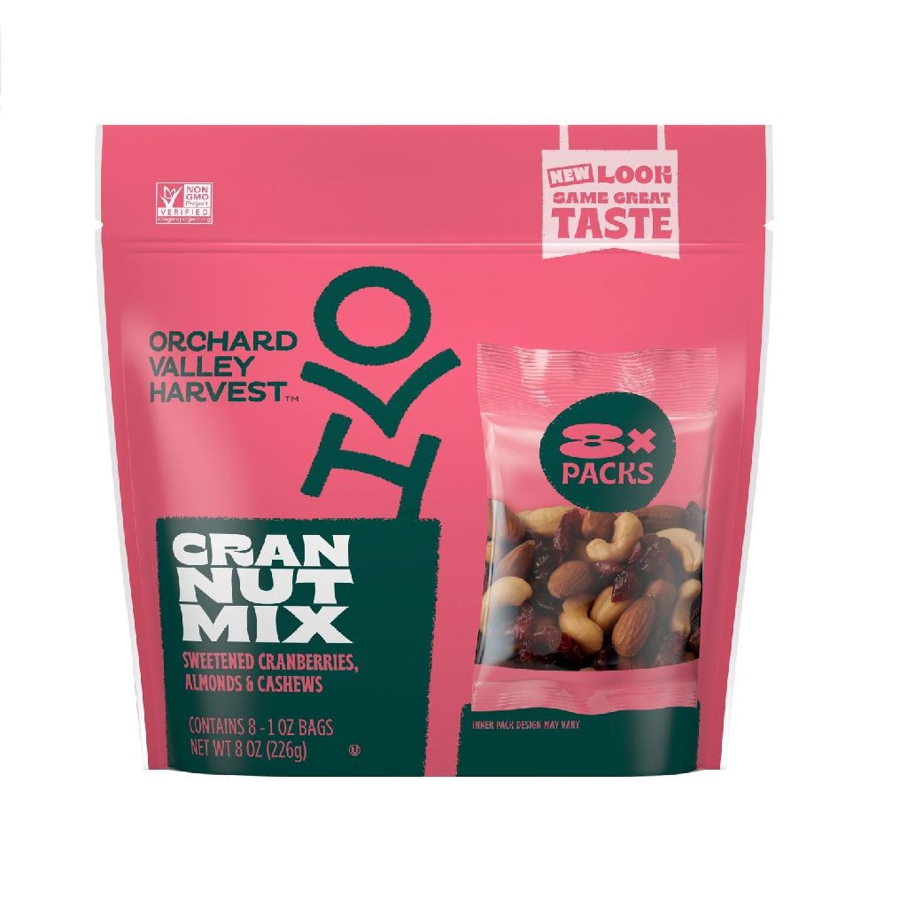 8-Pack Orchard Valley Harvest Cran Nut Mix $3.16 w/ S&S + Free Shipping w/ Prime or on orders over $35