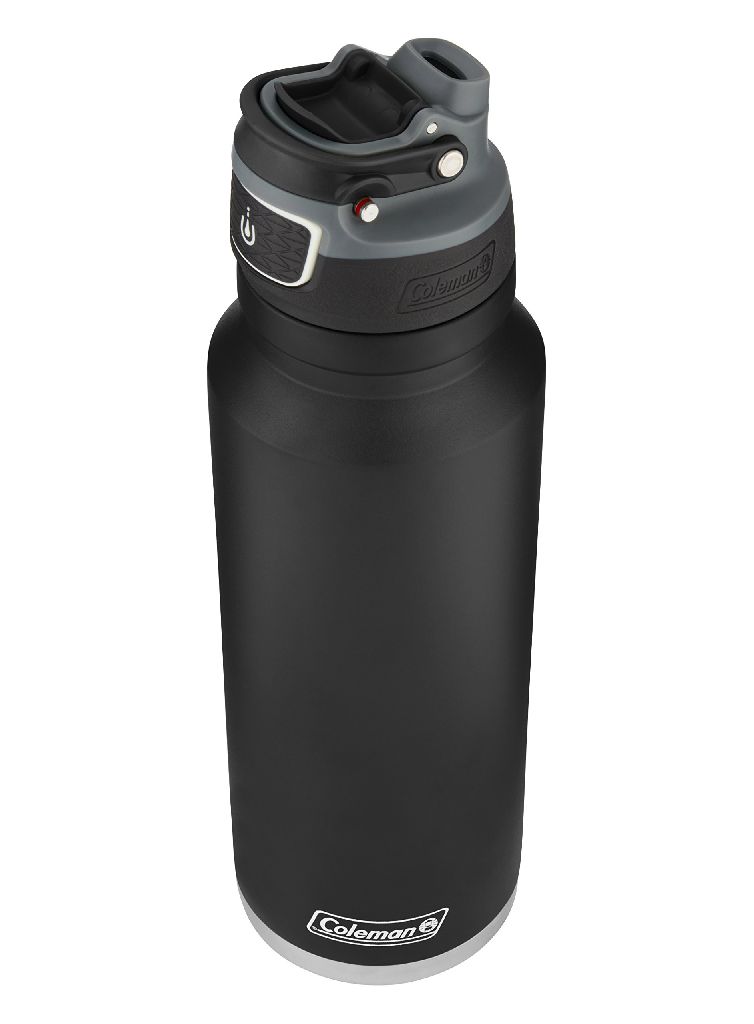 Coleman AUTOSEAL FreeFlow Stainless Steel Water Bottle, Black, 24 oz - $14.99 or 40 oz - $17.99 @ Amazon + FS with Prime