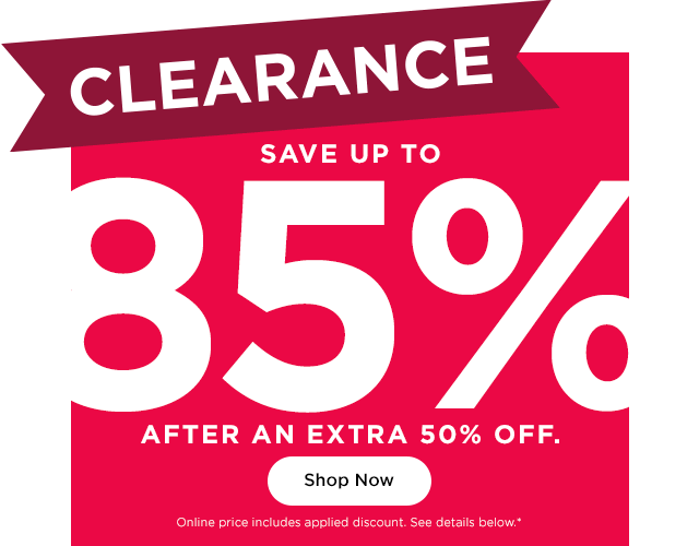 Kohl's: Extra 50% Off Clearance Up to 85% Off + Free Shipping $49+