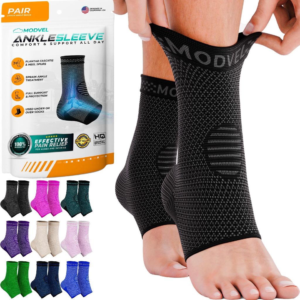 Modvel Ankle Brace / Compression Sleeve: from 2 for $10 @ Amazon