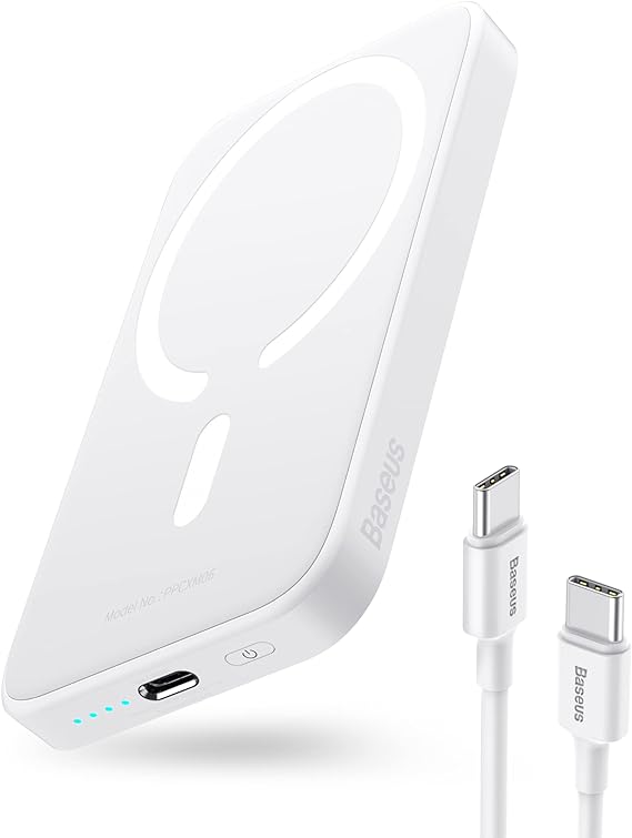 Prime Members: Baseus 6000mAh MagSafe Wireless Portable Power Bank w/ USB-C Cable