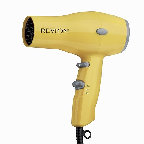 Revlon 1875W Compact Hair Dryer (Yellow)