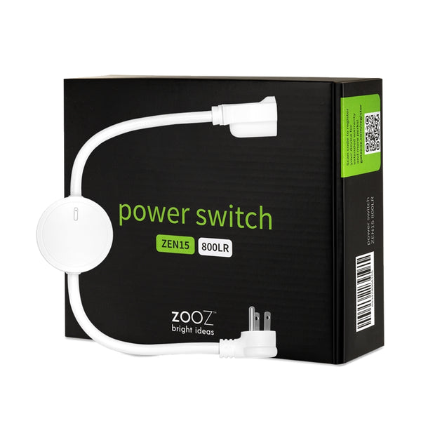 ZOOZ 800 SERIES Z-WAVE LONG RANGE POWER SWITCH ZEN15 800LR FOR HEAVY DUTY APPLIANCES
