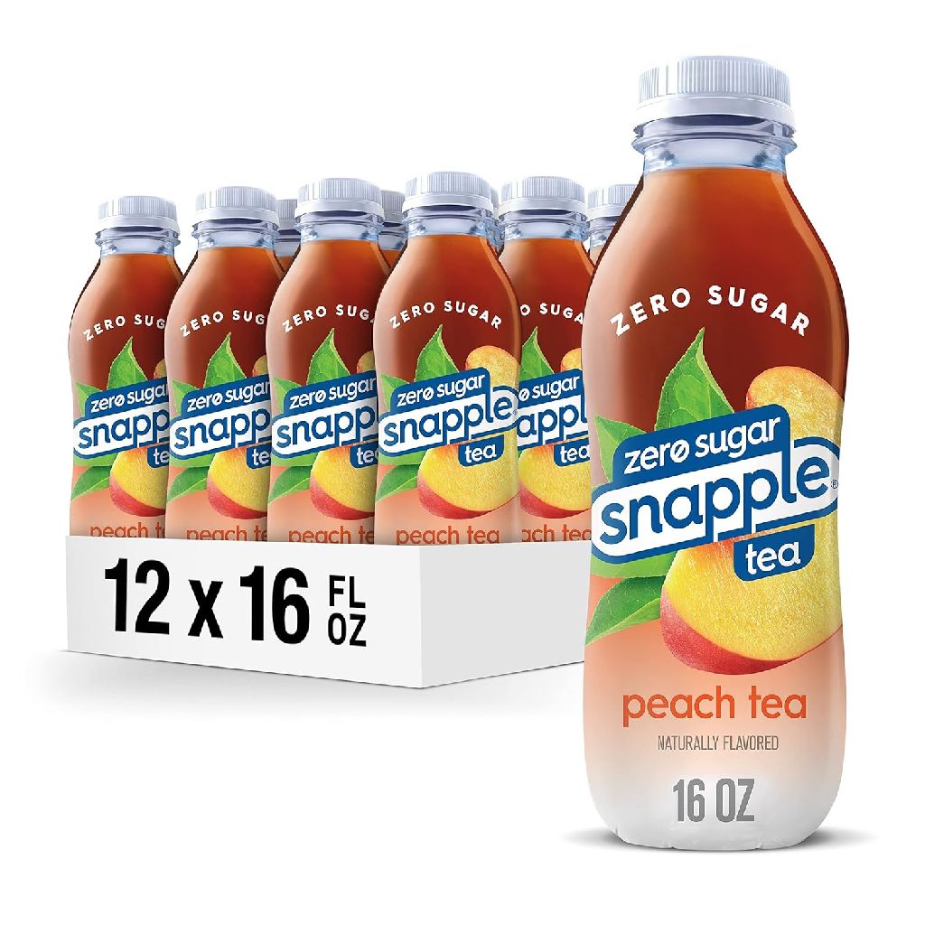 12-Pack 16-Oz Snapple Zero Sugar Peach Tea $9.49 w/ S&S & More + Free Shipping w/ Prime or on orders over $35