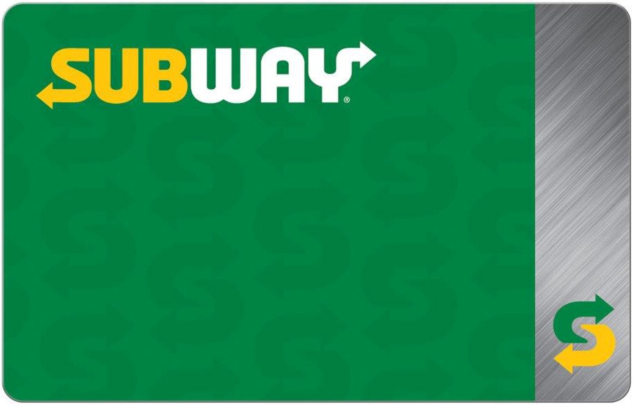 $25 Subway Gift Card for $20, Paypal