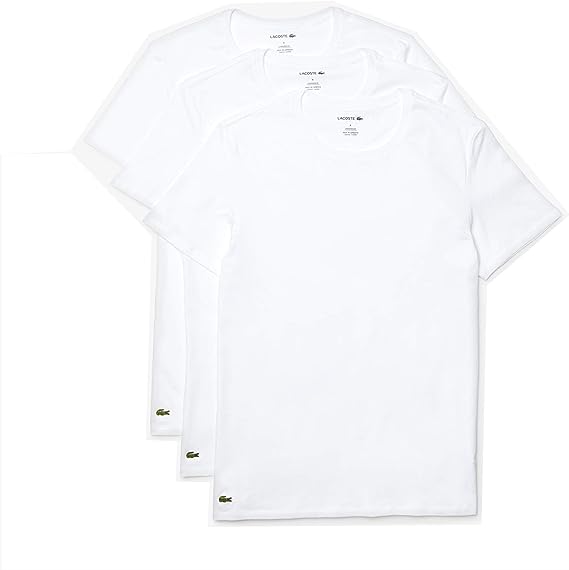 3-Pack Lacoste Men's Slim Fit Cotton Jersey T-shirts