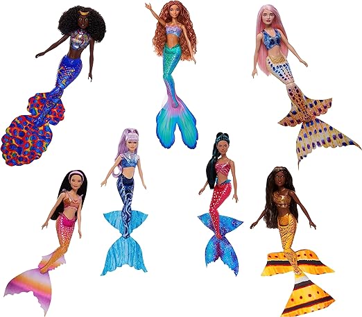 7-Piece Mattel Disney The Little Mermaid Ultimate Ariel Sisters Doll Set 3 for $99.98 ($33.32 each) + Free Shipping