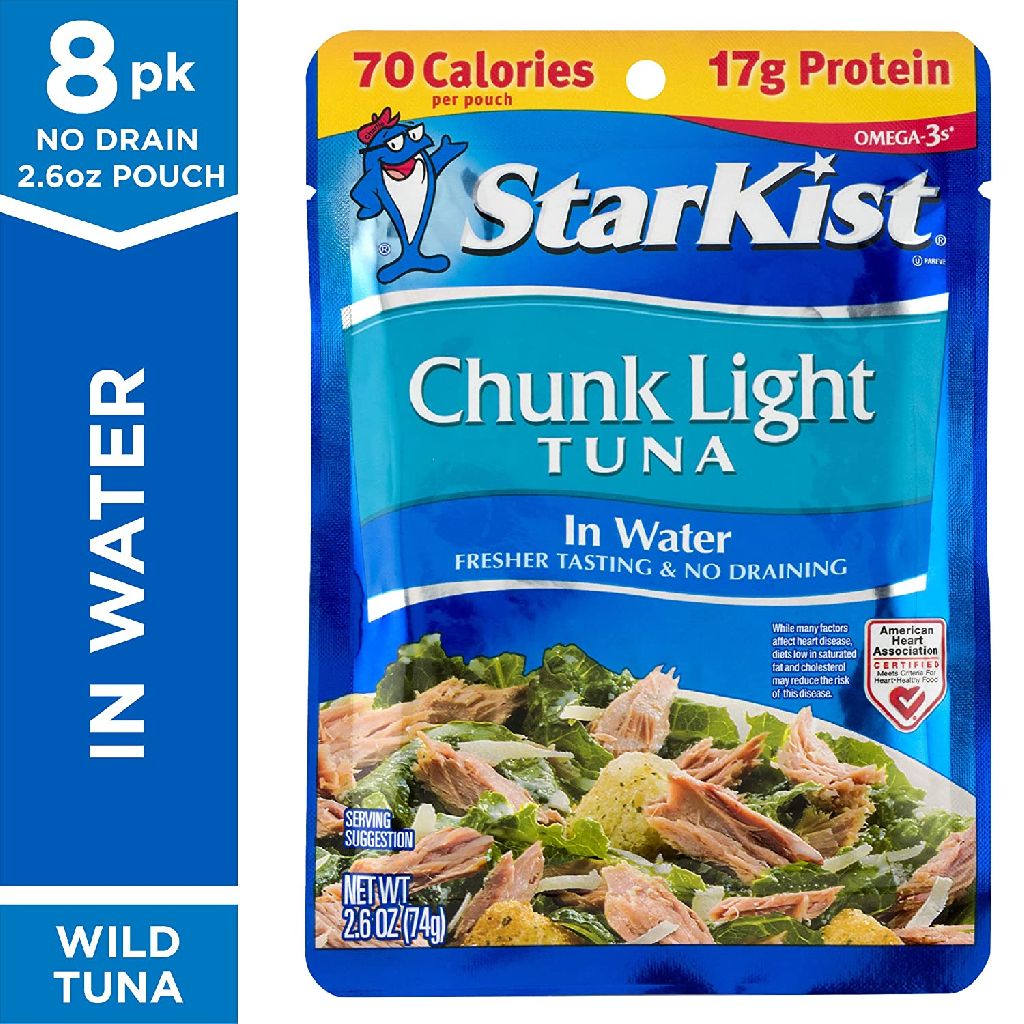 8-Pack 2.6-Oz StarKist Chunk Light Tuna in Water $6.53 w/ S&S + Free Shipping w/ Prime or on orders over $35
