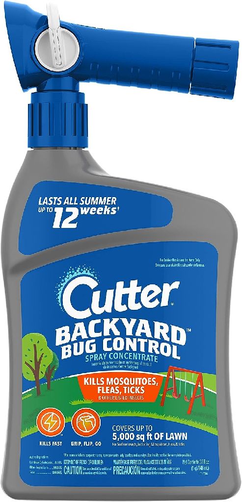 Amazon.com: Cutter Backyard Bug Control Spray Concentrate, Mosquito Repellent, Kills Mosquitoes, Fleas & Listed Ants, 32 fl Ounce : Everythi
