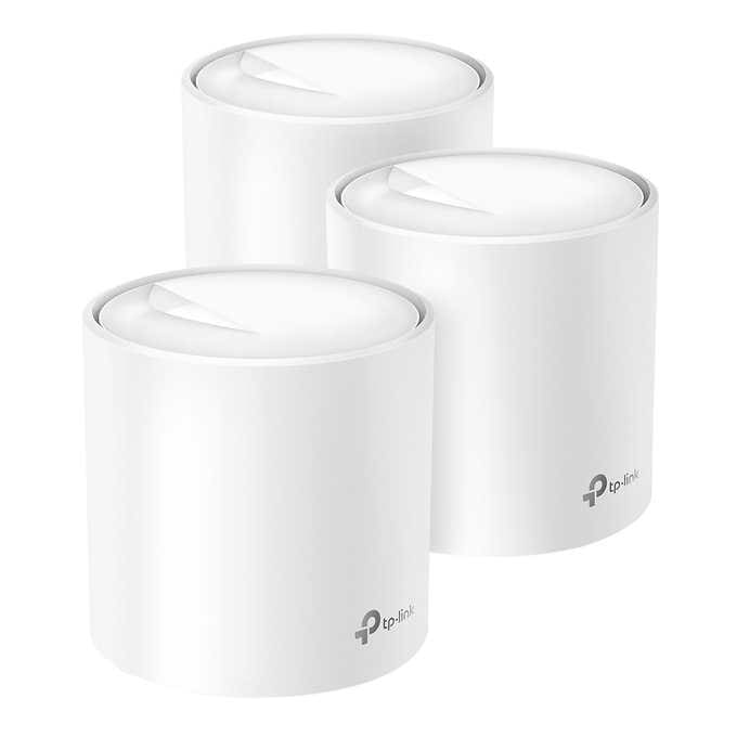 Costco Members: 3-Pack TP-Link Deco X60 AX3000 Home Mesh WiFi System