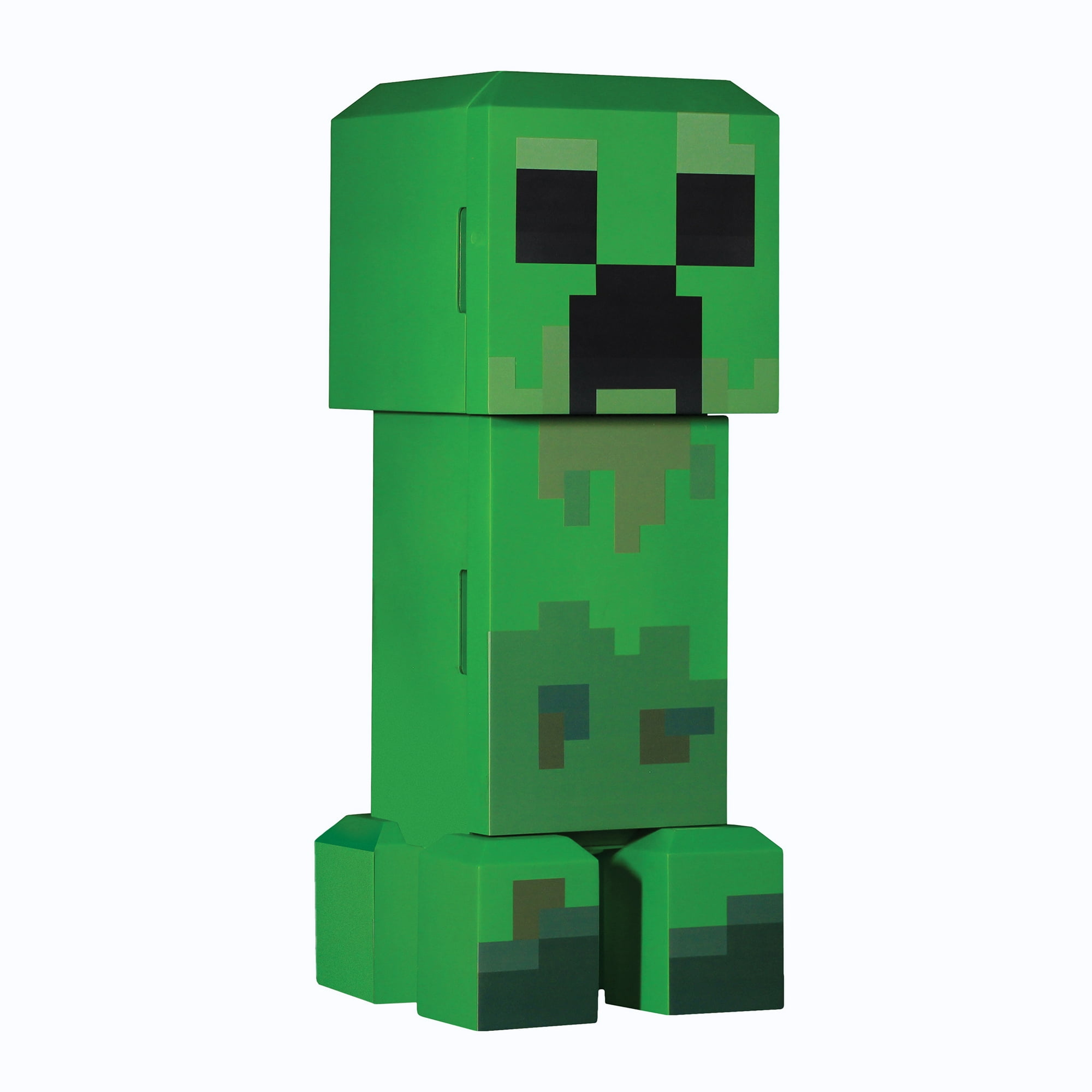 Minecraft Green Creeper Body 12-Can Mini Fridge w/ 2 Door Ambient Lighting