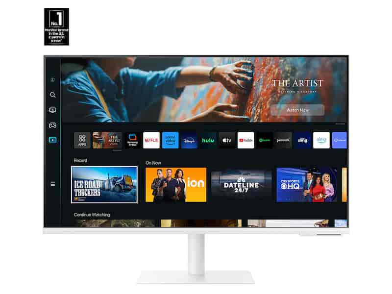 Samsung EPP: 32" Samsung M70C 4K UHD Smart Monitor w/ Streaming TV (White) $250 + Free Shipping