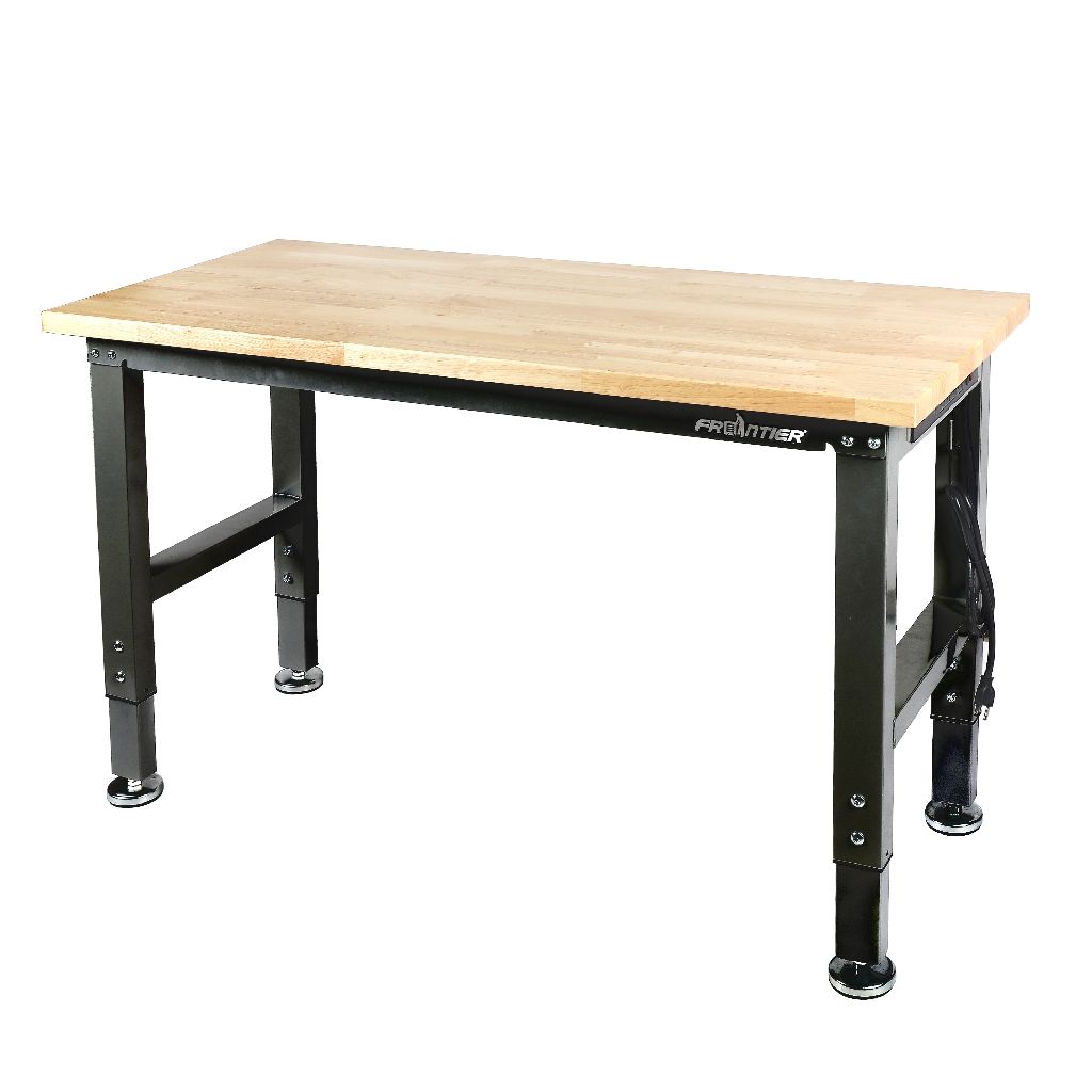 Frontier 48" Heavy-Duty Workbench w/ Adjustable Height & Built-In Power Strip (1300-Lb Weight Limit) $129 + Free Shipping