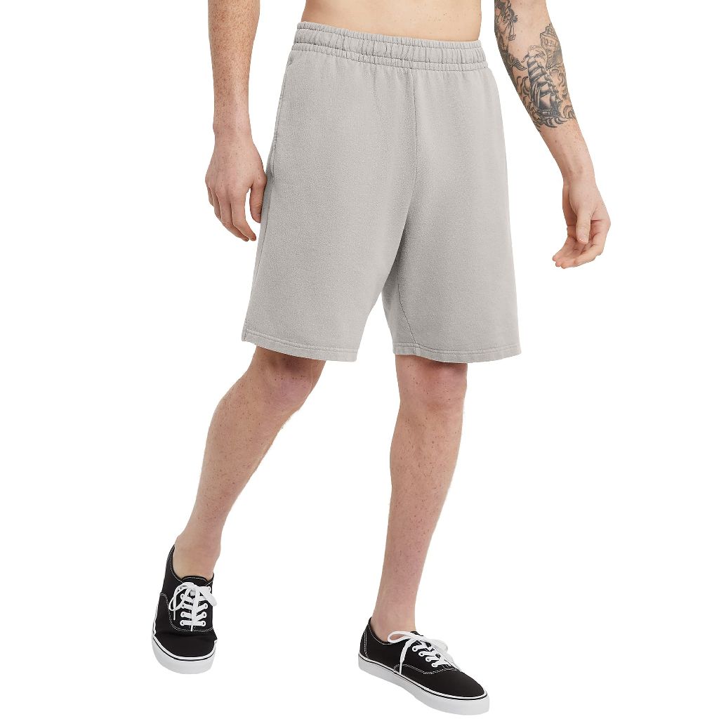 Hanes Originals Men's 8" Gym Shorts w/ Pockets (Concrete Gray) $10.50 + Free Shipping w/ Prime or on $35+
