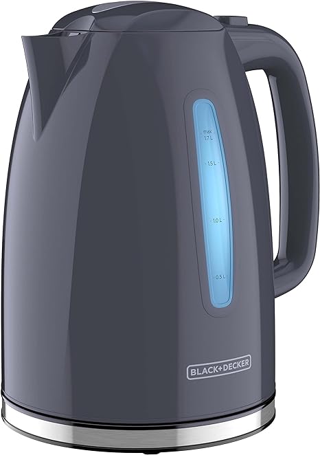 1.7L Black+Decker Rapid Boil Electric Kettle (Gray) $18.48 + Free Shipping w/ Prime or on $35+