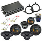 Kicker 46CXA3604 CXA360.4 Car Audio Amplifier + Harmony Audio 6.5" & 3.5" Speaker Kit & Adapters $169 + Free Shipping