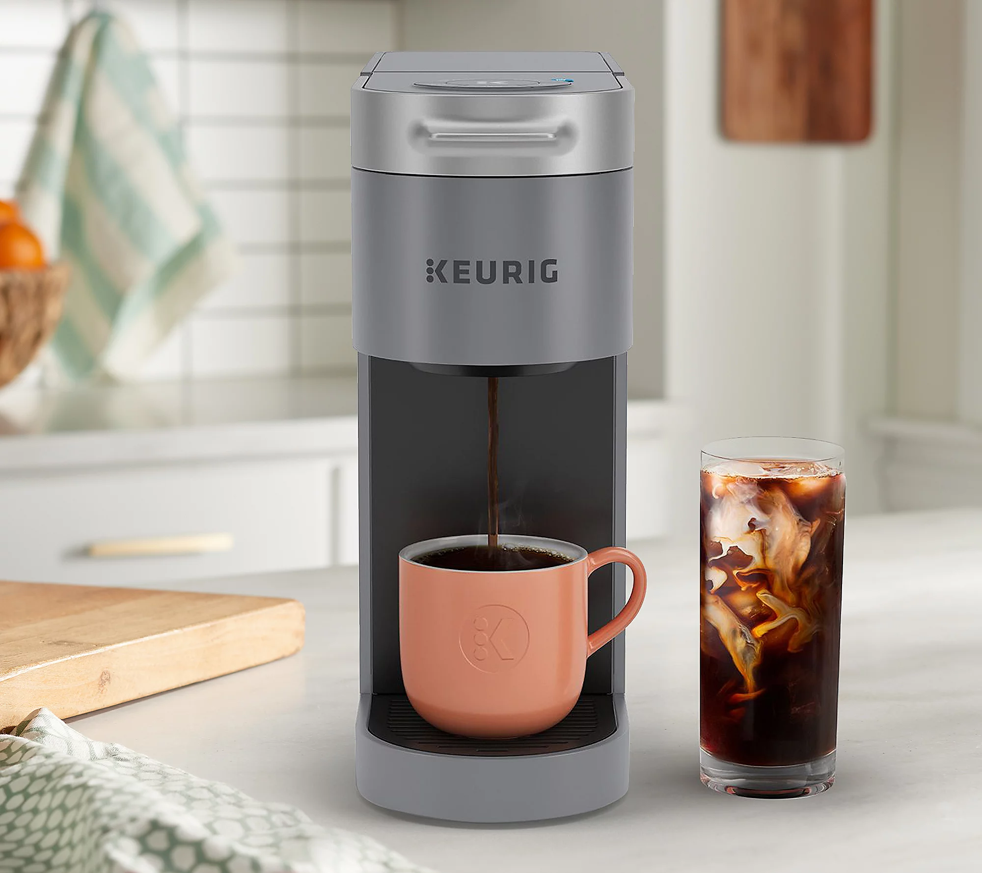New QVC Customers: Keurig K-Slim + ICED Single Serve Coffee Brewer