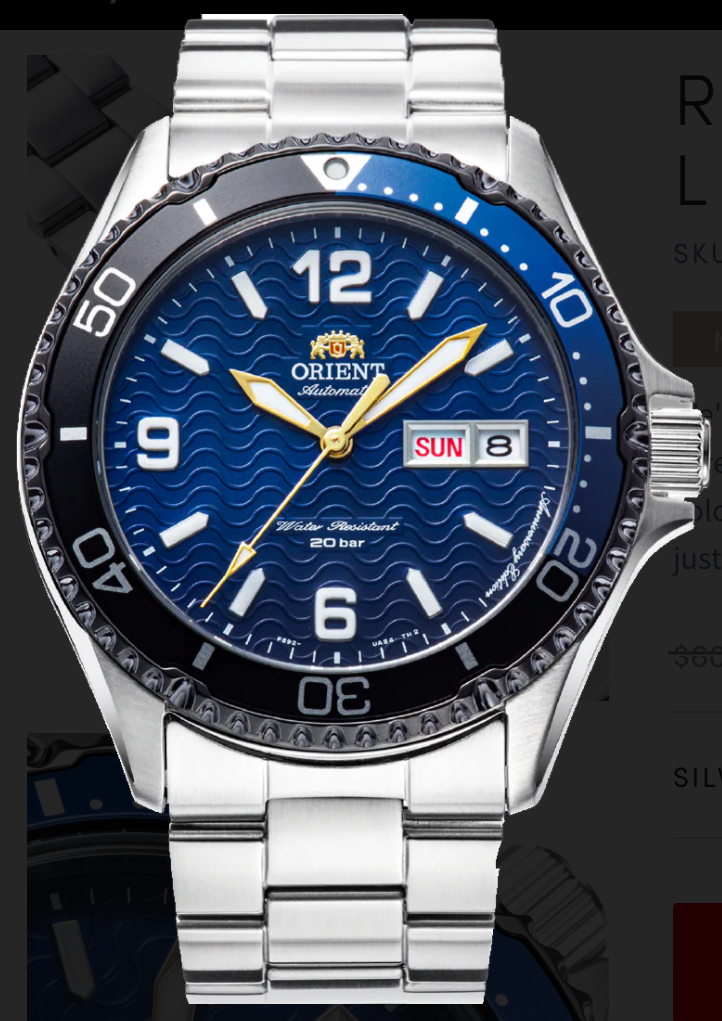Orient Mako 20th Anniversary Watch $279