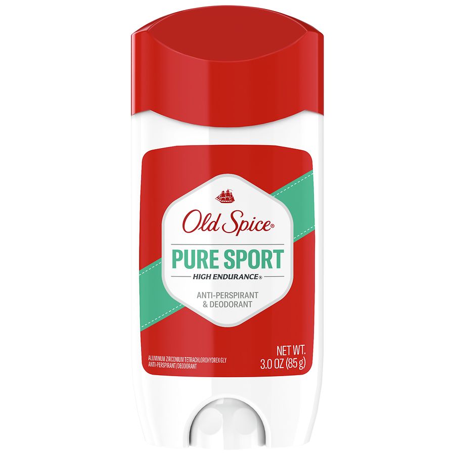3-Pack 3-Oz Old Spice High Endurance Invisible Solid Antiperspirant and Deodorant (Pure Sport) $4.92 + Free Store Pickup on $10+