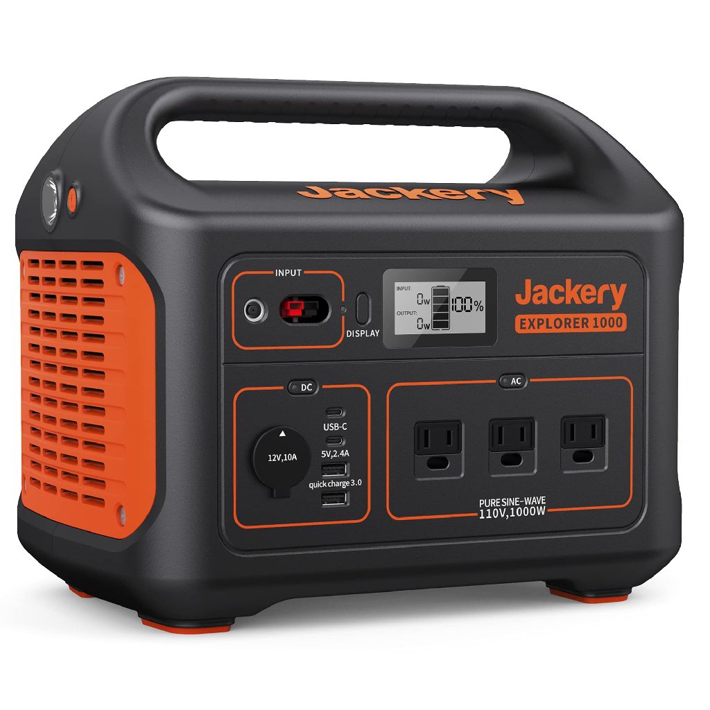 Prime Members: 1002Wh Jackery Explorer 1000 Portable Power Station $499 + free s/h