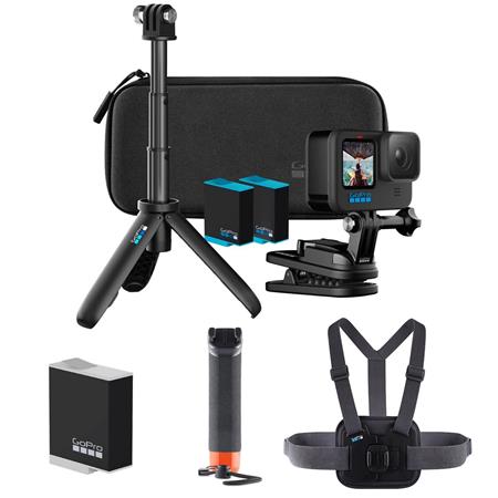 GoPro HERO10 Black Action Camera w/ Holiday Bundle or Adventure Kit