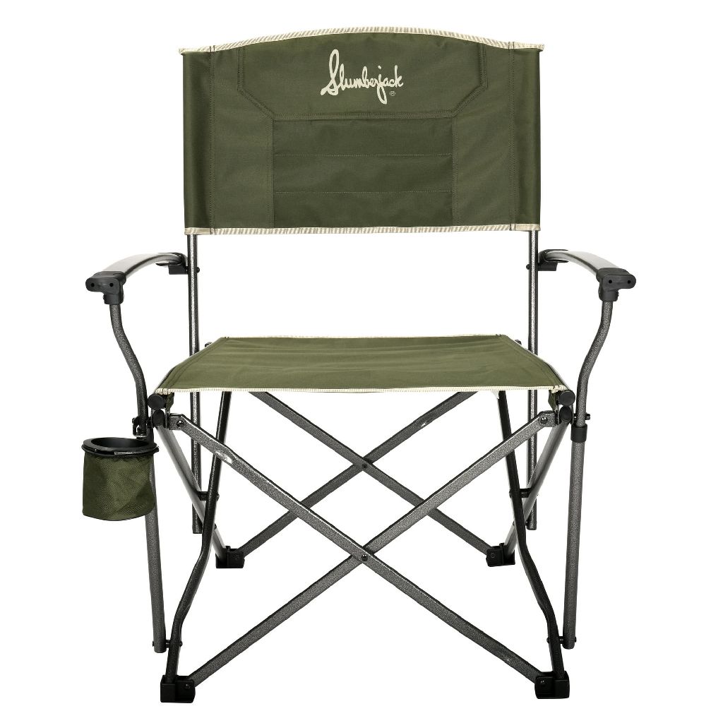 Slumberjack Lone Mesa Quad Folding Adult Director’s Chair (Green)