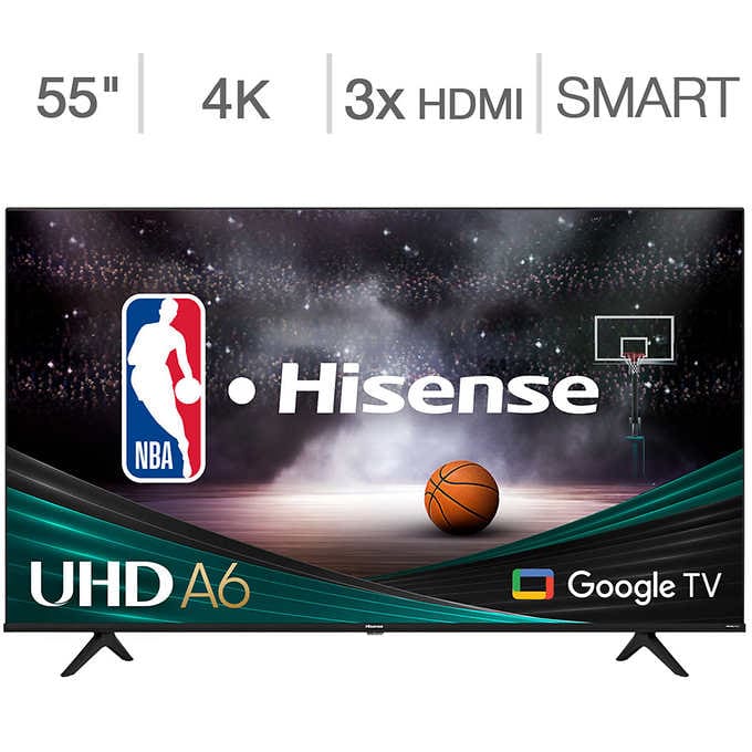 2 (two) Hisense 55" Class - A65K Series - 4K UHD LED LCD TV