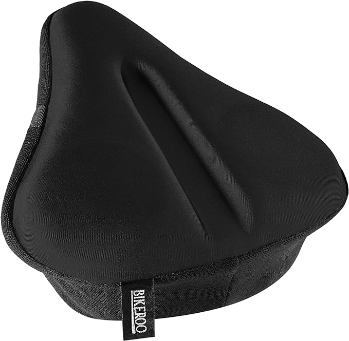 Bikeroo Padded Gel Bike Seat Cushion Covers in Large/Narrow Size