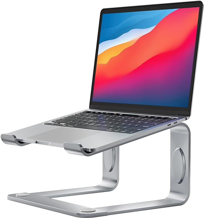 Loryergo Laptop Stand for Up to 15.6" Laptops (Silver)