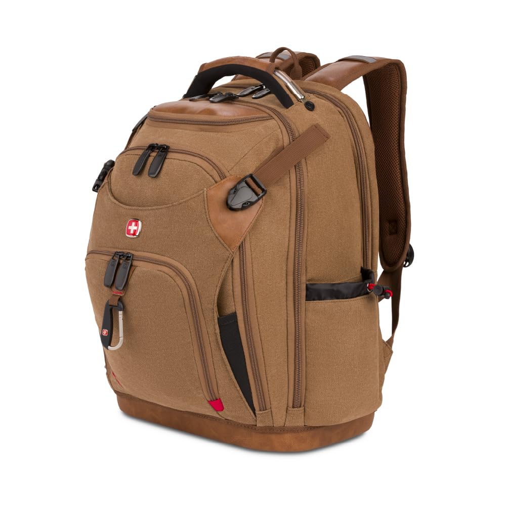 SwissGear Work Pack Tool Bag Canvas Backpacks: 3636 USB Pro (Fits 17" Laptop, Brown Canvas) $85 or 2767 (Fits 15" Laptop, Black/Brown) $60 +
